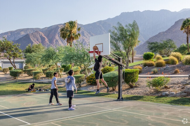Alta Cresta Park in Mountain Gate has full court basketball amenities for the community.