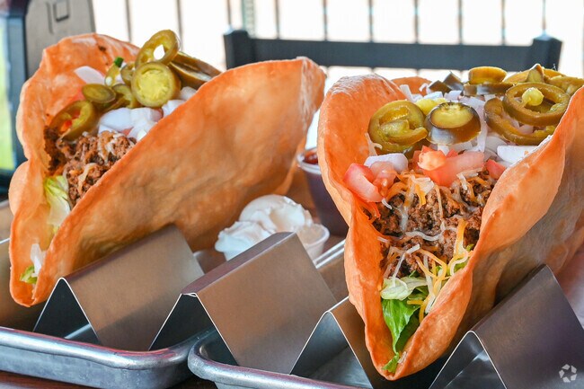 Southgate's famous Mallie's Sports Grill and Bar's Two Pound Taco eat 3 and they are free.