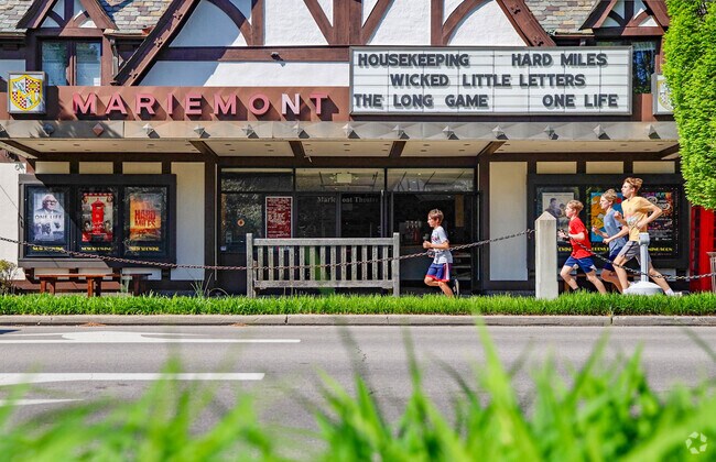 The historic Mariemont Theatre is the local heart throb of the neighborhood of Mariemont.