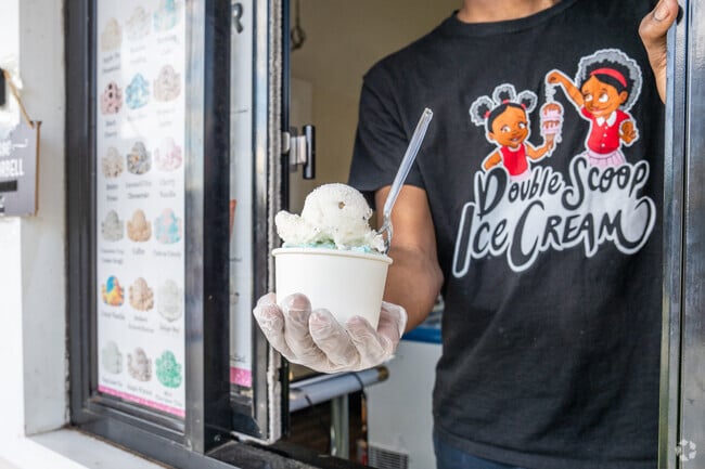 Double Scoop Ice Cream in Adamsville is locally owned and offers a variety of flavors.