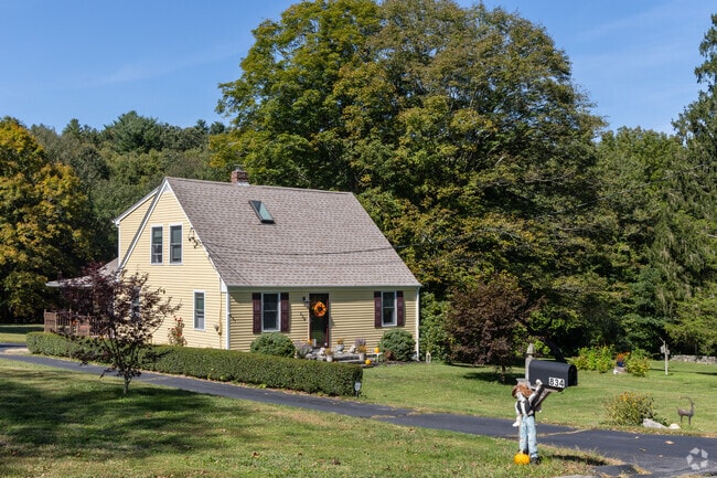 Classic Cape Cods are a popular home style around Occum.