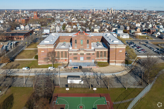 The alternate entrance to Roger Williams is used for deliveries.