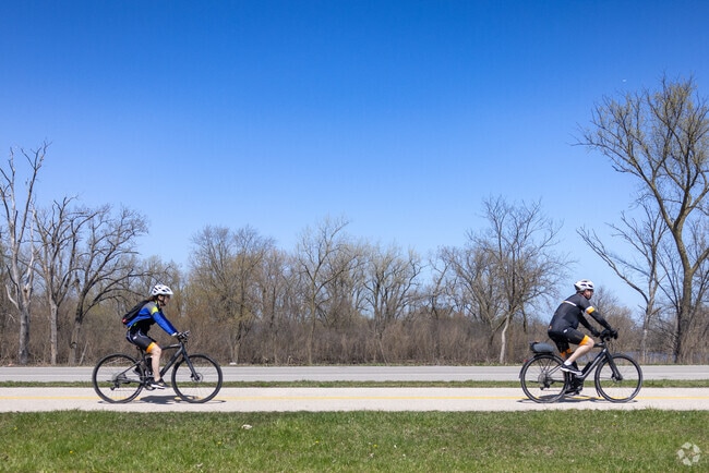 There are many bike trails available to Northfield residents with forest preserves and parks.