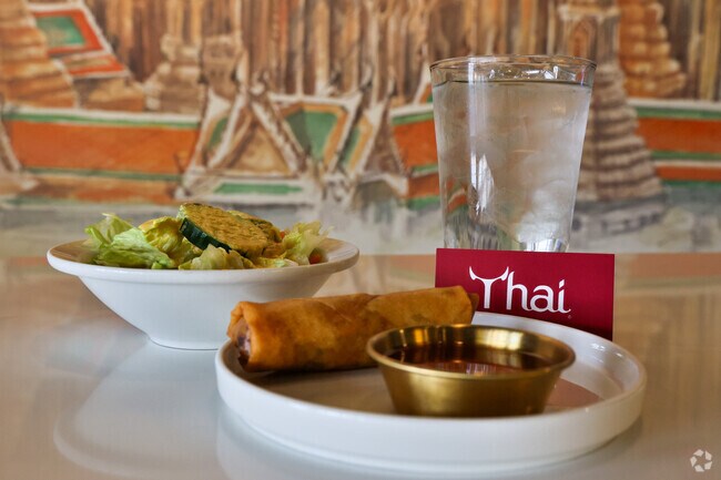 Spring rolls at Thai are a local favorite for residents in Gantt.