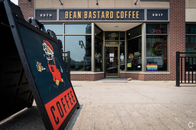 Across the street from Buffalo Kitchen Club, locals will find Elmwood Bryant's coffee shops.