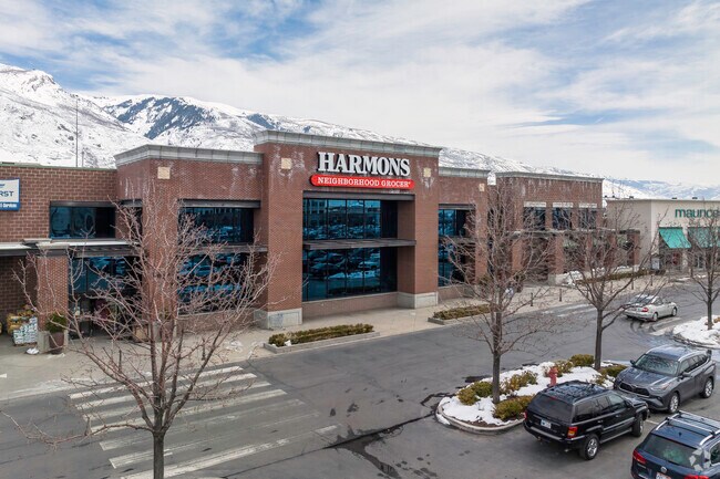 You'll find Harmon's a large grocery chain at Station Park.