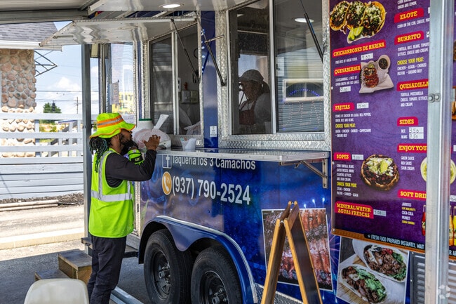 For a casual meal, locals from College Hill can visit the Los Tres Camachos Taqueria food truck.