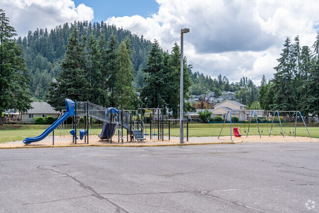 Ridgeview Elementary School has multiple playgrounds for students to play on in Thurston.