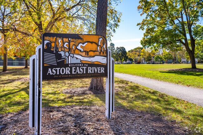The Astor East River neighborhood is a quiet place in the middle of Green Bay.