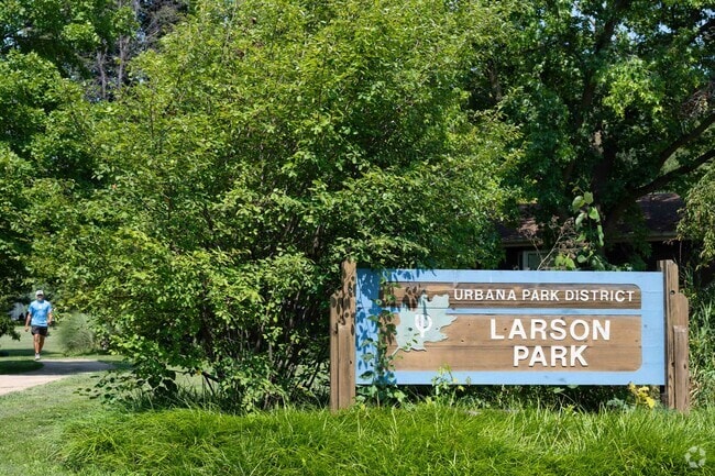 Established in 1975, Larson Park in Southeast Urbana was originally named Wheatfield Park.