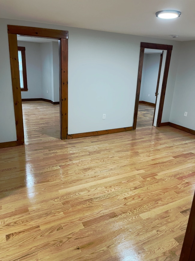 Two bedrooms outside of living room area