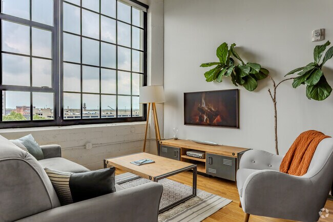 1BR, 1BA - A Loft - Living Room