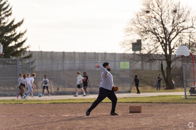 Dingens Park on the border of Cheektowaga is popular in the afternoon.