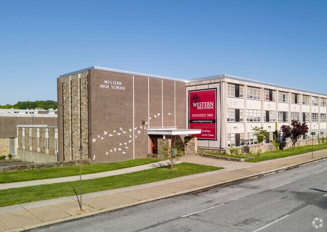 Serving Lake Evesham neighborhood Western High School was founded in 1844.