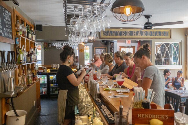 Krista's Is a popular spot for a meal and a cocktail near Parsonsfield.