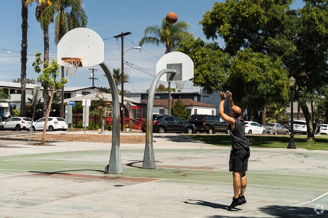 Ward Canyon Park, just outside of Kensington, is a full sized city park with basketball courts.