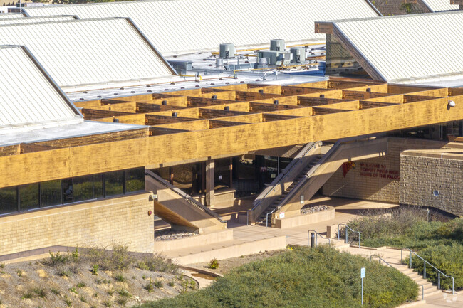 The Torrey Pines High School in Carmel Valley has a fairly large campus in San Diego, CA