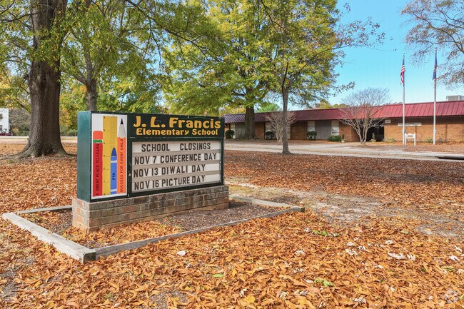 Walmsley students can begin their educational journey at J.L. Francis Elementary School.