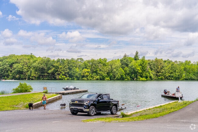 Launch your boat for a day of fun on Beltzville Lake.