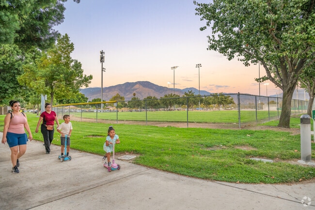 Bring the whole family for a sunset stroll at Highland Community Park.