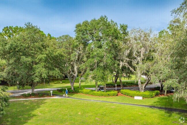 Residents take peaceful strolls with their dogs through Rockwood Park in Citrus Hills.
