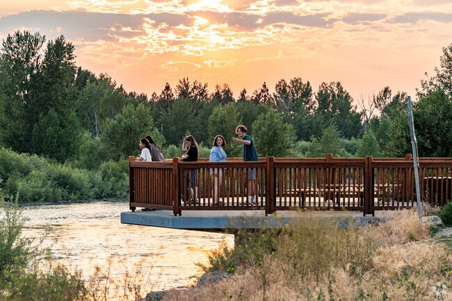 The Clark Fork River adds serene beauty to the Heart of Missoula.