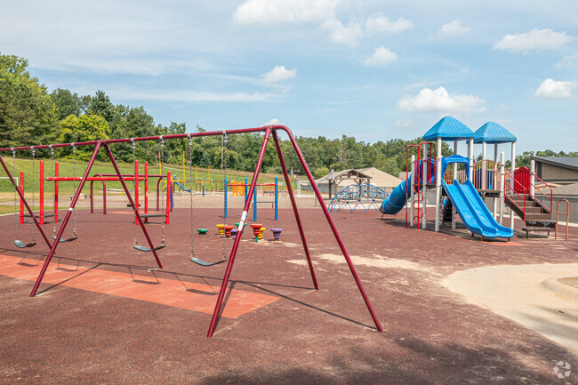 There are two large playgrounds for students at Valley View Elementary School.
