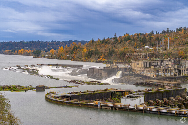 Willamette Falls in Oregon City, is one of the largest waterfalls in North America.