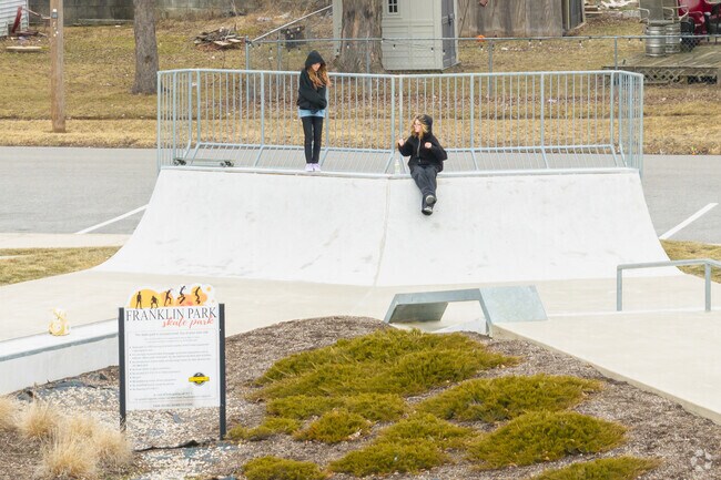 Franklin Park features a skate park in downtown Van Wert.