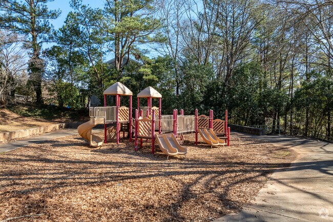 Cedar Park in Scottdale has a wide-open playground, basketball courts, and a field.