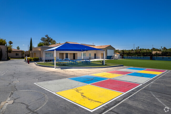 Coral Academy of Science Las Vegas Windmill provides its students with outdoor entertainment.