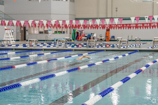 Residents can swim laps at C.T. Martin Natatorium.