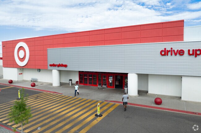 Target and nearby retailers cluster by Cottonwood Mall.