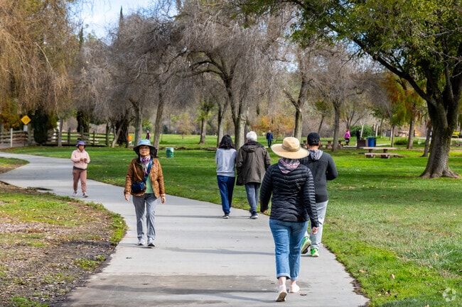 Residents can take a stroll through Central Park in Downtown Fremont.