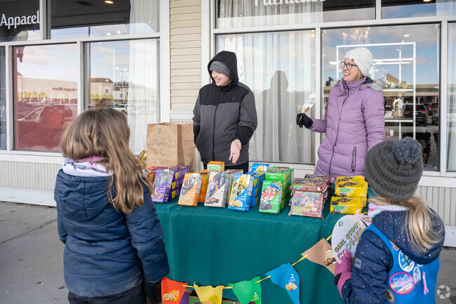 Girl Scout cookies can be purchased in one of the strip malls in Prestwick.