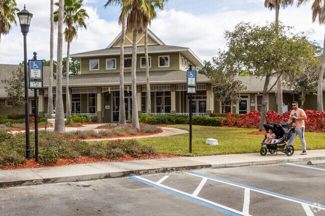 The Clubhouse at Live Oak Preserve Village is very popular with the families.