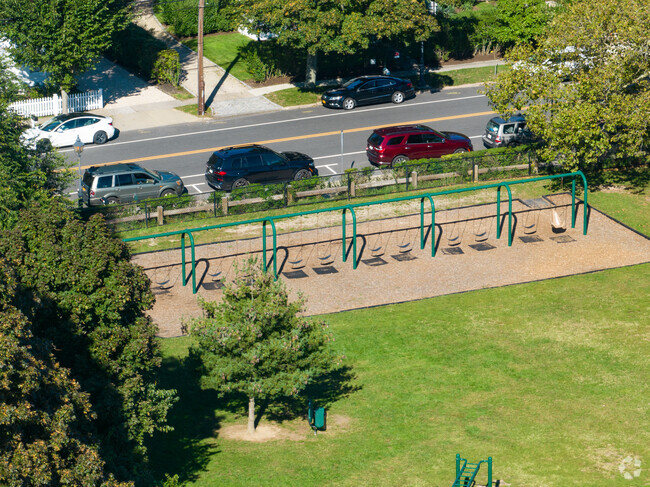 There is no shortage of swings at Sag Harbor Elementary School.