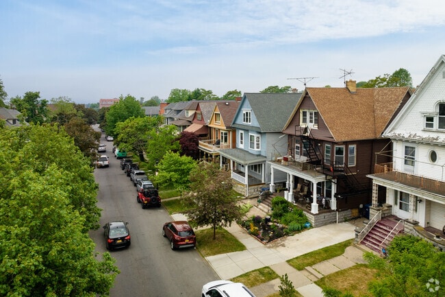 Almost every street in Lakeview has trees on both sides.