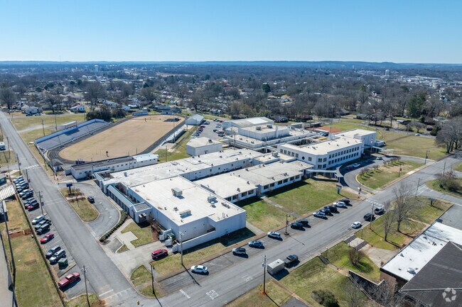 Sheffield Junior High School enrolls over 100 students every year.