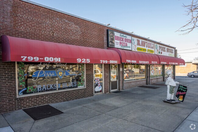 Stop in for a hot slice at Saverio's Pizza in North Massapequa.