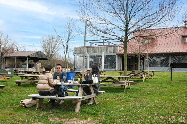 The Winery at Bull Run offers tastings and picnic tables near Bull Run East.