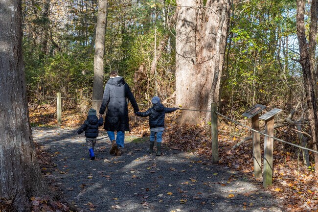 North River Wildlife Sanctuary in Marshfield Hills offers walking trails for the whole family.