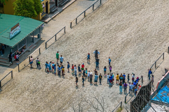 Students on a field trip at Wild West City in Byram.