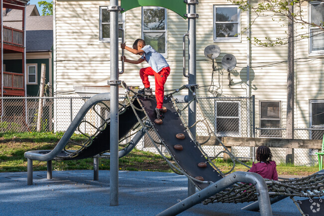 Children of Sav-Mor can burn off some extra energy at Little Scobie Playground.
