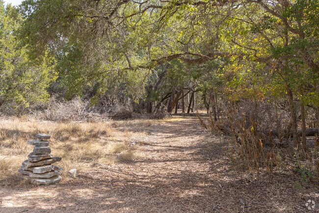 Blue Hole Park boasts a network of scenic trails and enchanting swimming holes to explore.