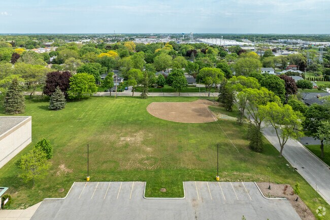 St. Joseph Elementary School in Wauwatosa, WI provides a large green space for students to use.