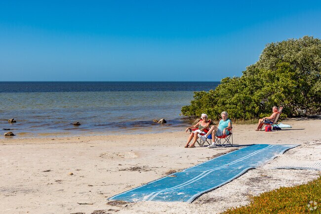 There is plenty of room on the beach in Bayonet Point.