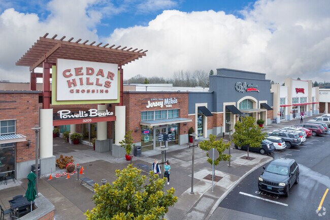 One of Cedar Hills’ best-known features is the Cedar Hills Crossing shopping center, formerly known as the Beaverton Mall.