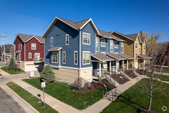 New vibrant townhomes can be found at 2030 Taft Street in the Bram's Addition neighborhood.