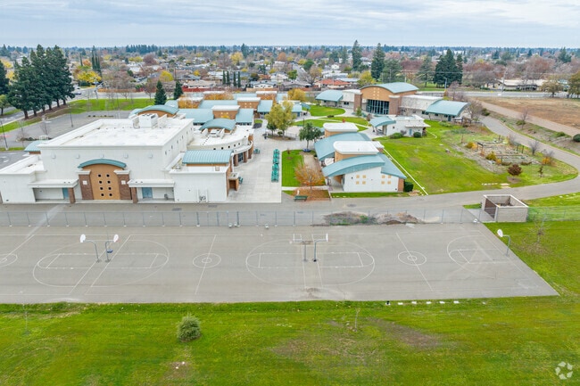 Play on the playgrounds at George Washington Carver School Of Arts And Science